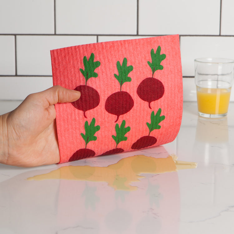 Radishes Swedish Sponge Cloth
