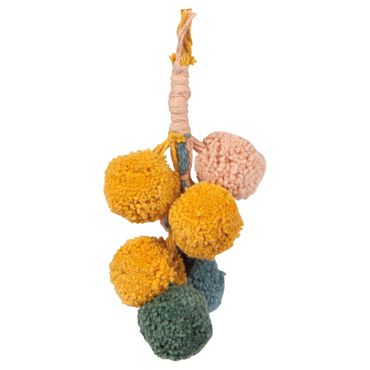 Ochre Tiered Small Cotton Jute Basket