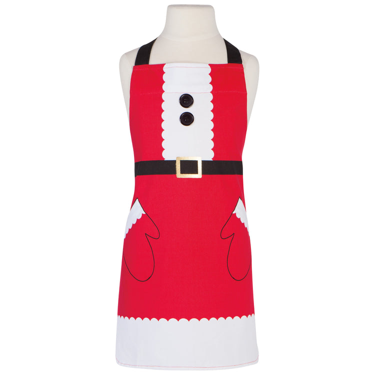 Santa Christmas Kid's Apron and Hat Set