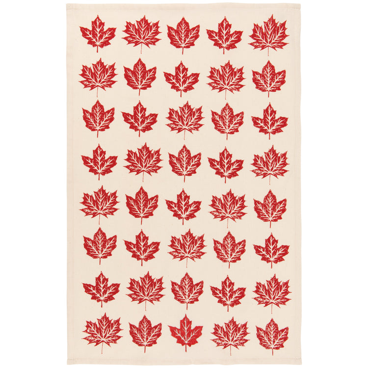 Maple Leaf Dishtowel