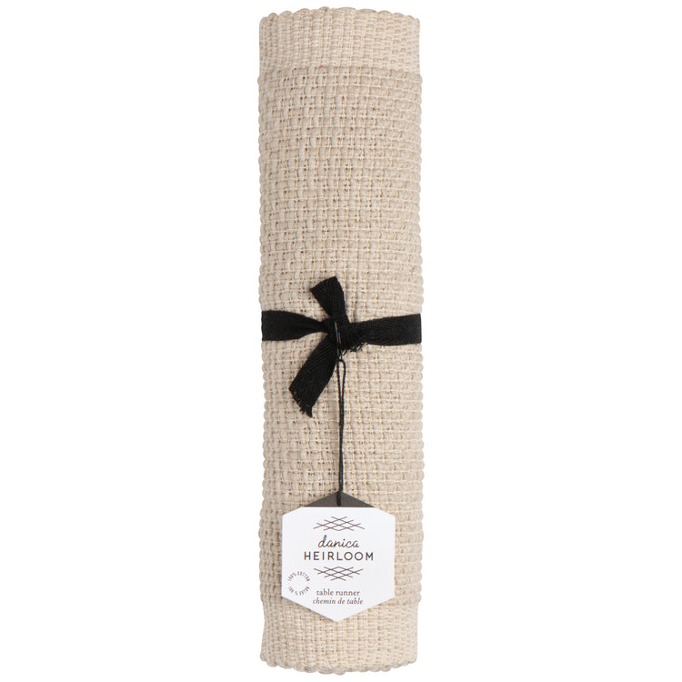 Lattice Table Runner - Dove Gray