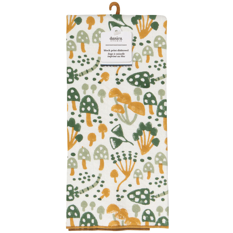 Wildgrove Block Print Dishtowel