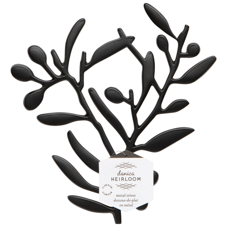 Matte Black Metal Trivet