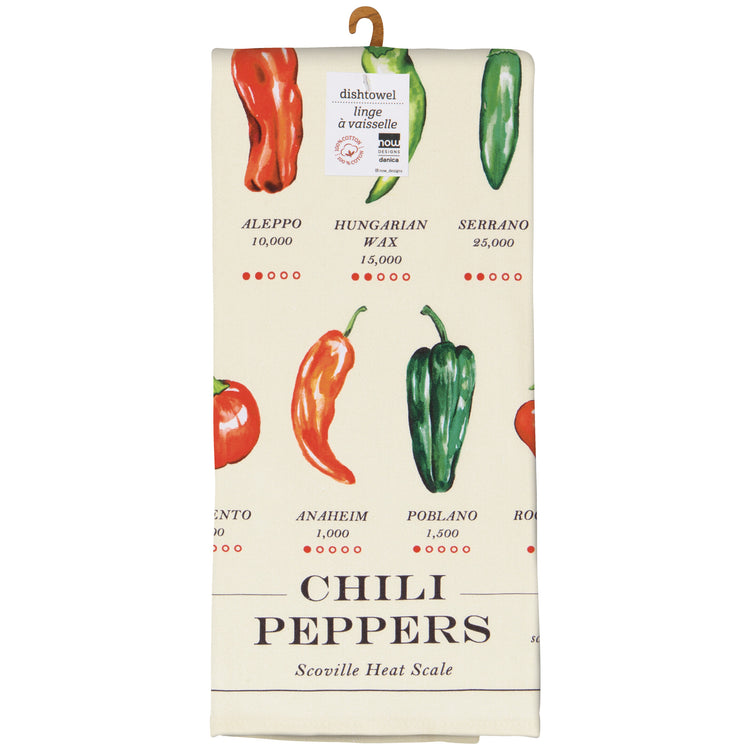 Chili Peppers Dishtowel
