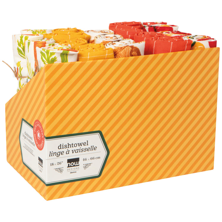 Locally Grown Dishtowel Counter Display - 20 Assorted