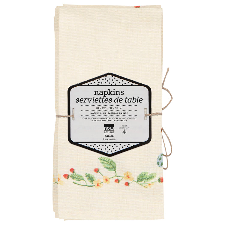 Easter Meadow Napkins Set of 4