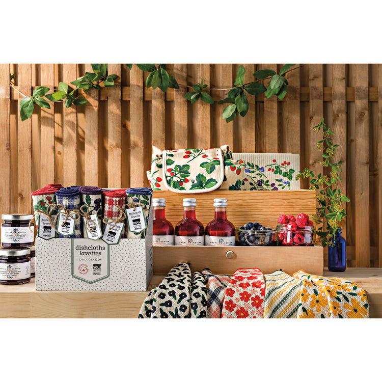 Berry Bramble Dishcloth Counter Display - 25 Assorted