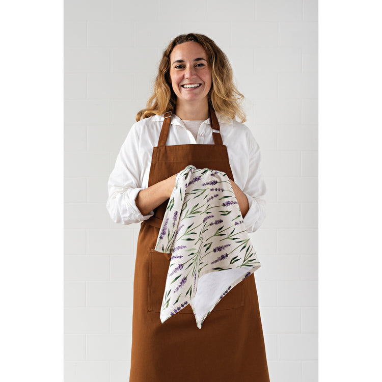 Lavender Terry Dishtowel
