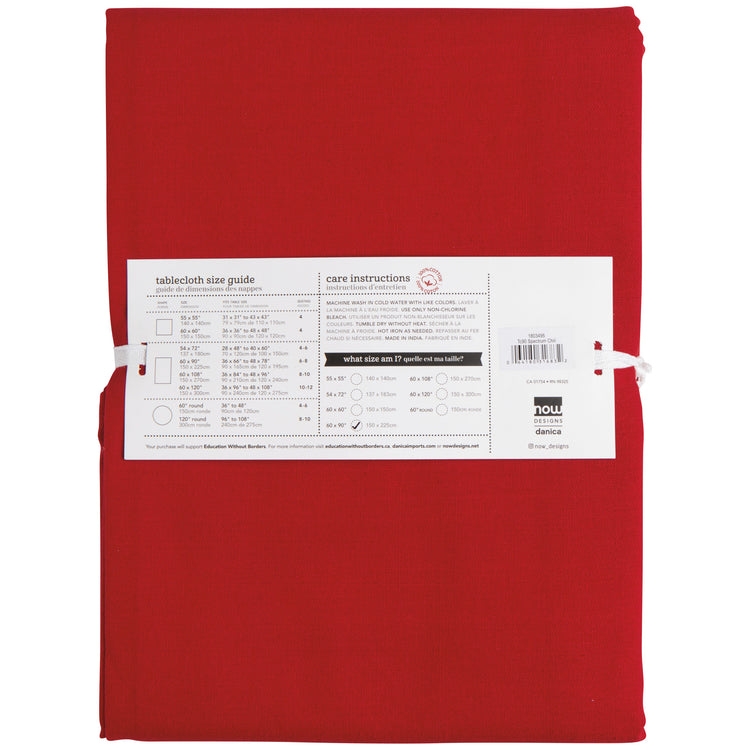 Spectrum Tablecloth Chili 60 x 90 inch