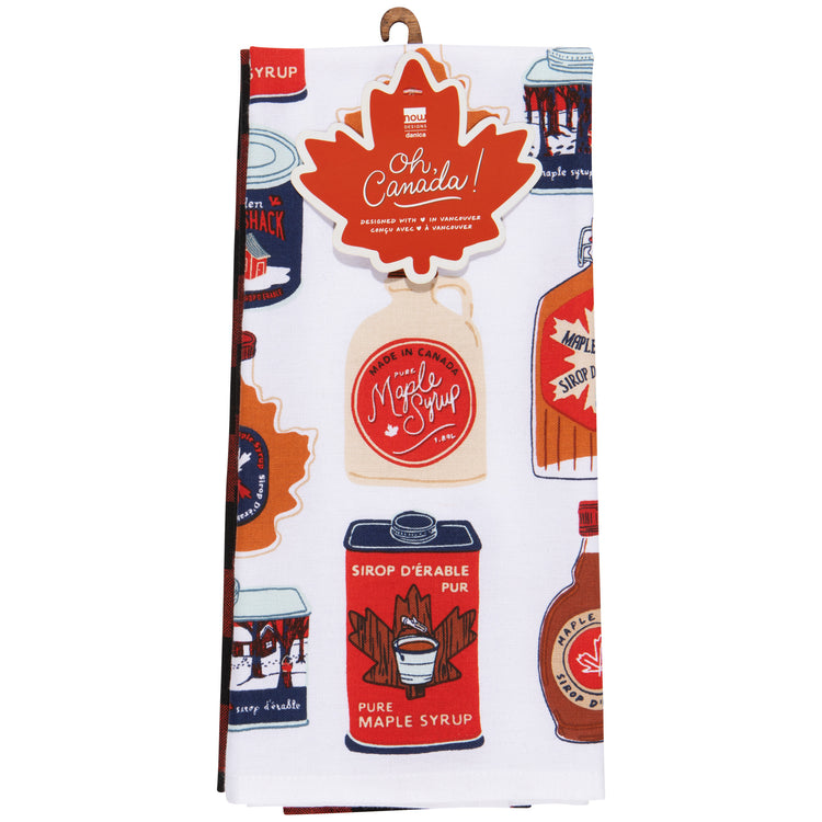 Maple Syrup Dishtowels Set of 2