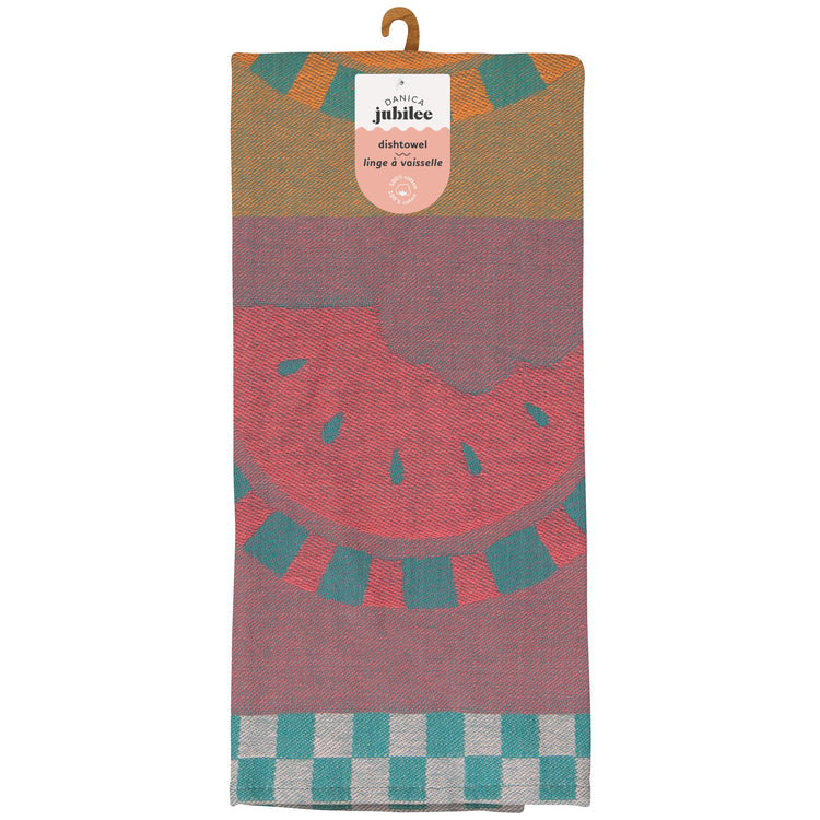 Melon Pop Jacquard Dishtowel