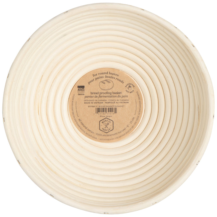Banneton Bread Proofing Basket Round 9 inch