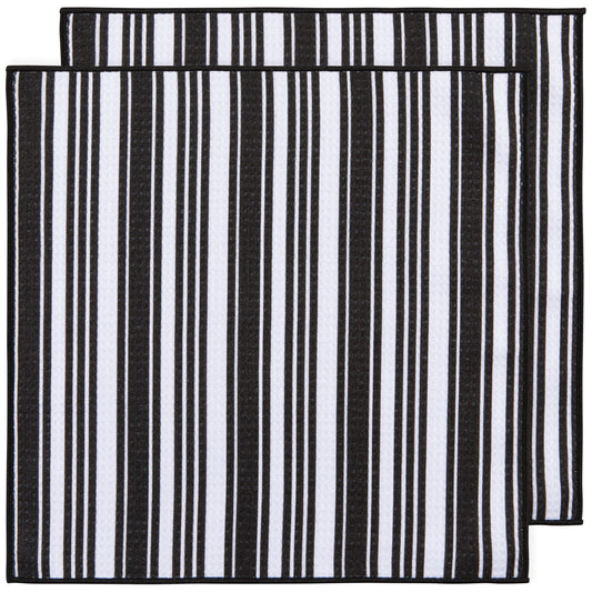 Black Recycled Microfibre Dishcloths Set of 2