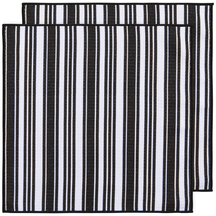Black Recycled Microfibre Dishcloths Set of 2