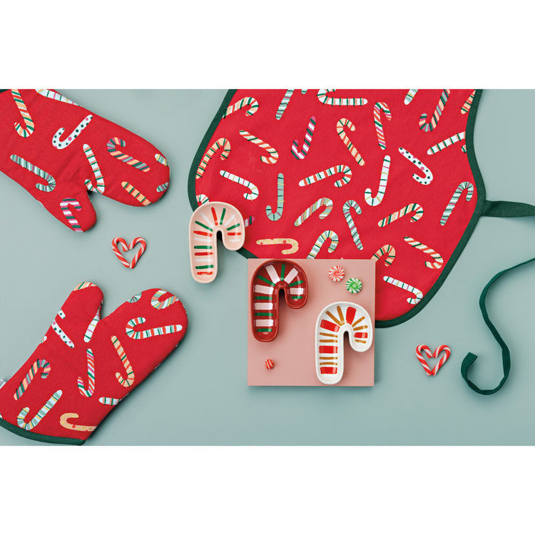Merry Mints Christmas Oven Mitts Set of 2