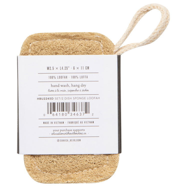 Loofah Dish Sponges Set of 2