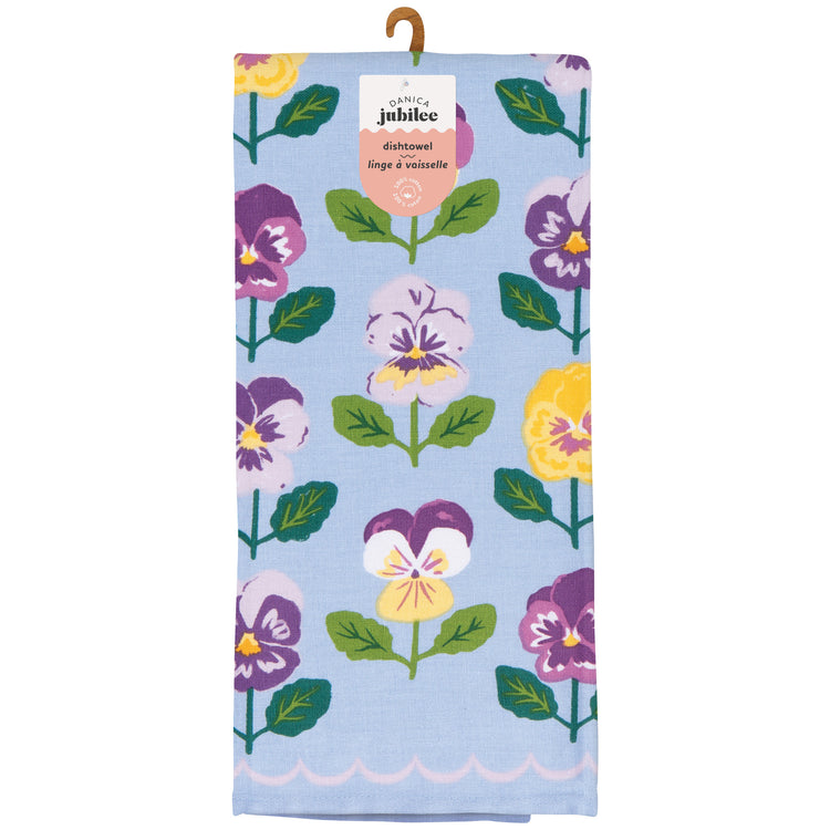Pansy Dishtowel
