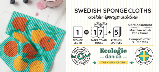 Sponge Cloth Display Basket Card