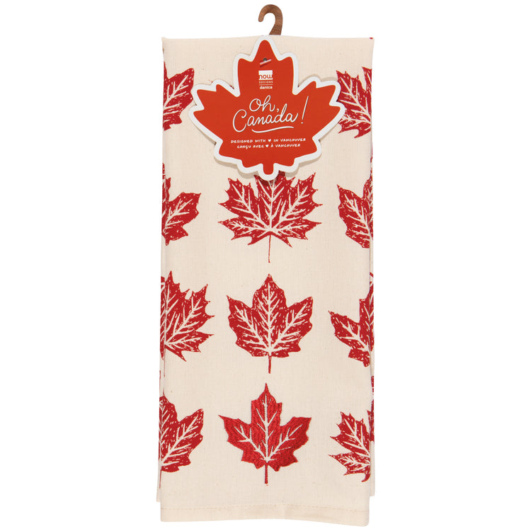 Maple Leaf Dishtowel