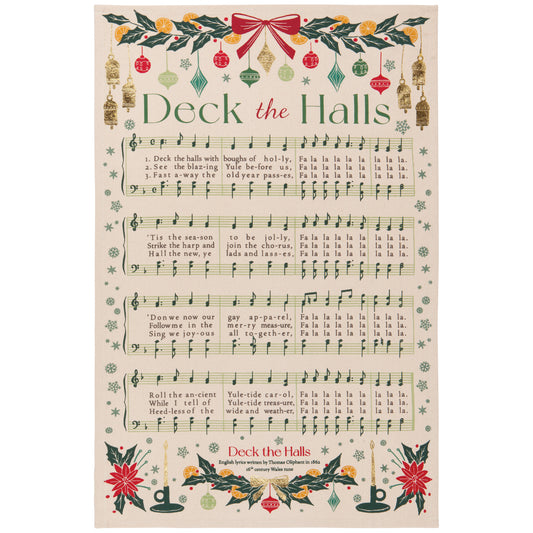 Christmas Carol Dishtowel