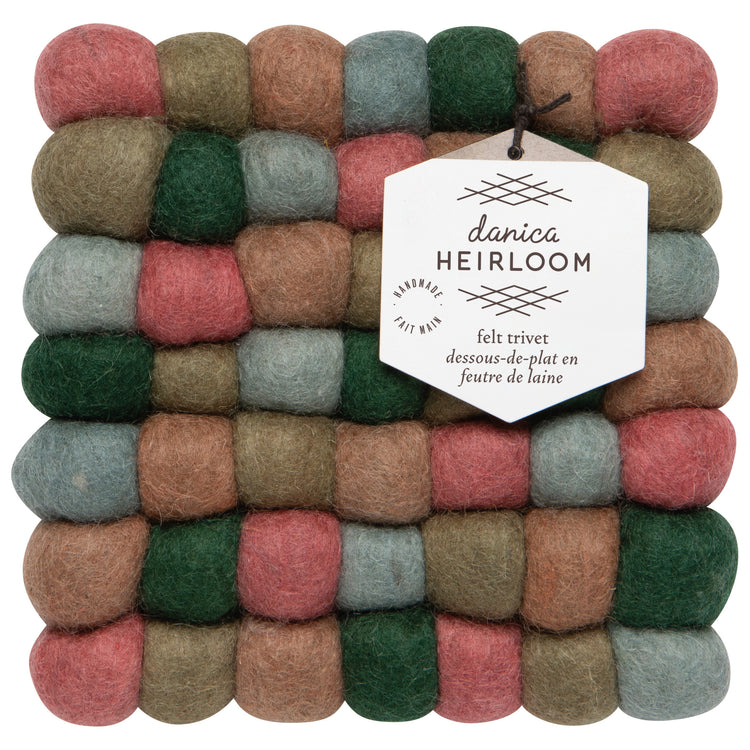 Nectar Wool Felt Ball Trivet