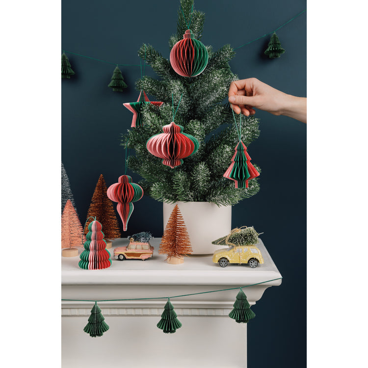 Star Honeycomb Paper Christmas Tree Ornament