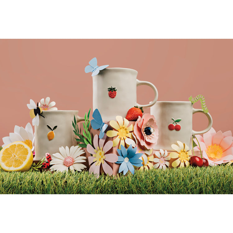 Cherry Embossed Mug