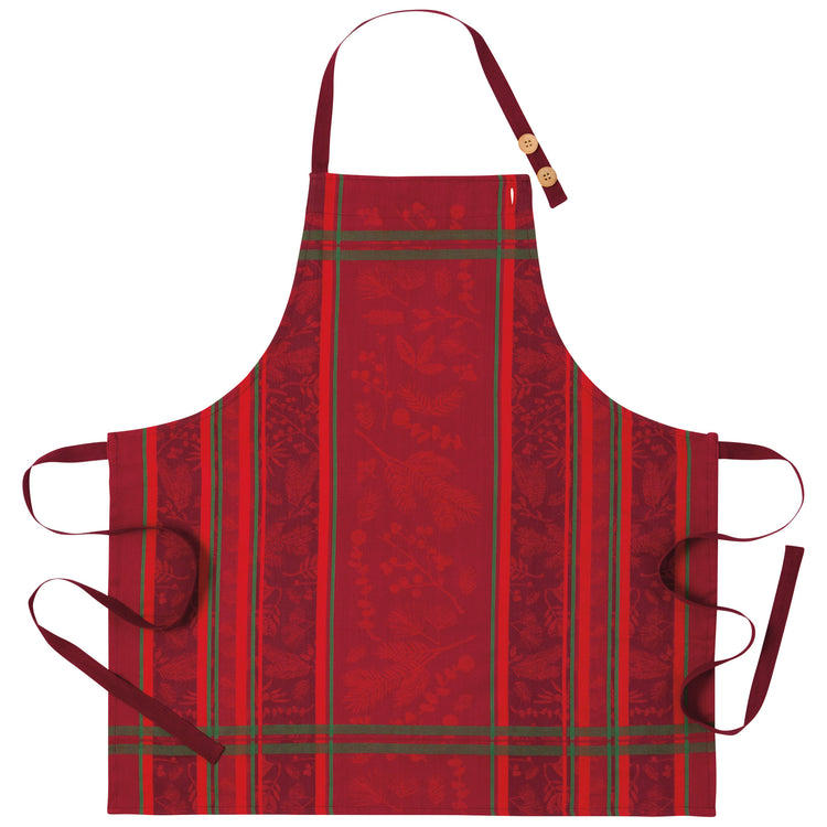 Winterberry Christmas Jacquard Apron