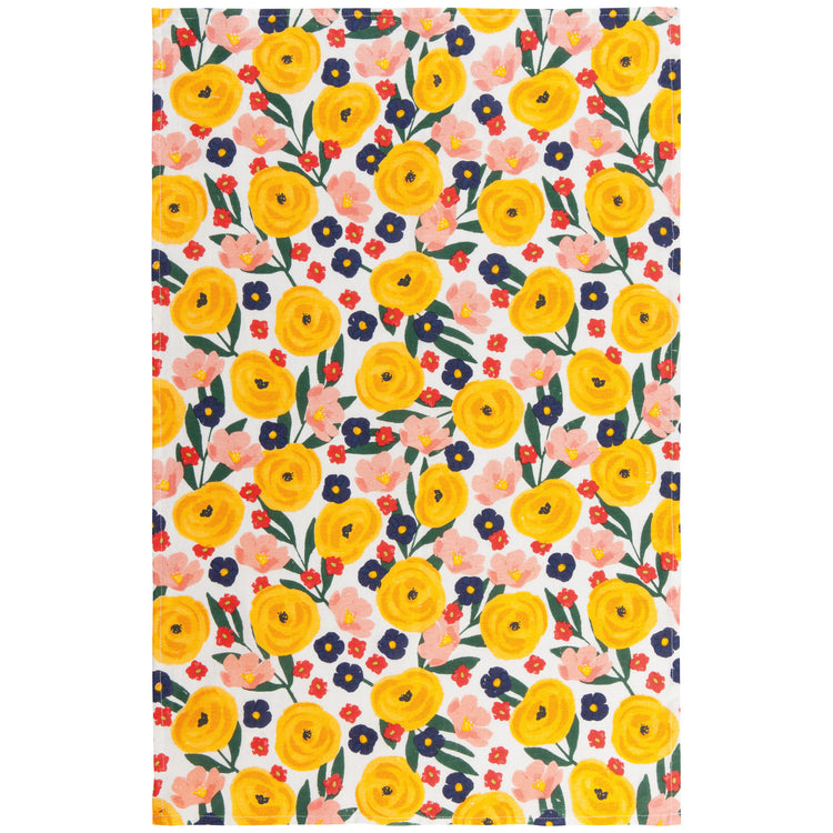 Full Bloom Baker's Floursack Dishtowels Set of 3