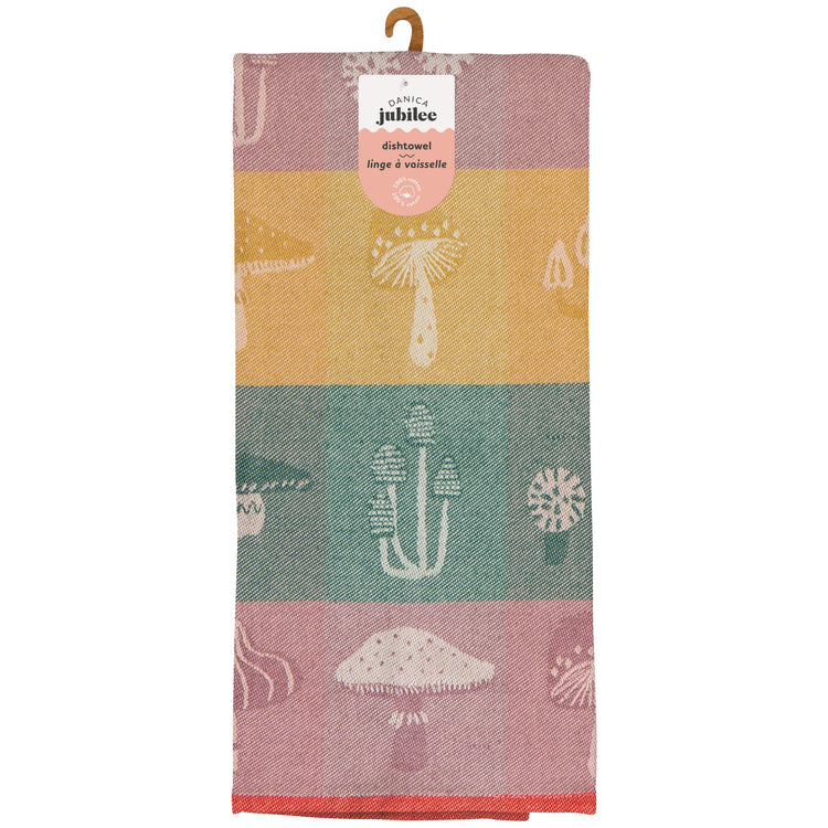 Mushroom Gems Jacquard Dishtowel