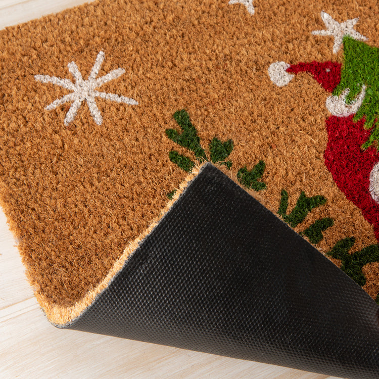 Santa's Reindeer Christmas Doormat
