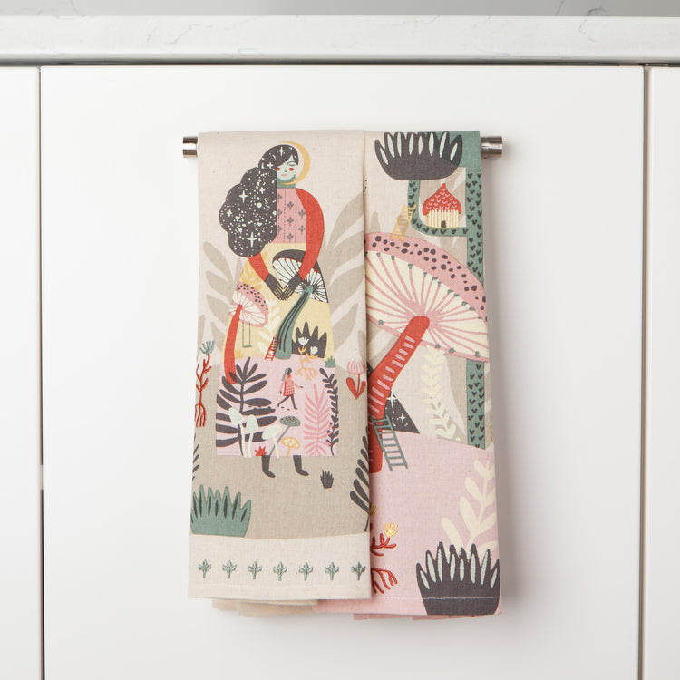Far And Away Dishtowels Set of 2