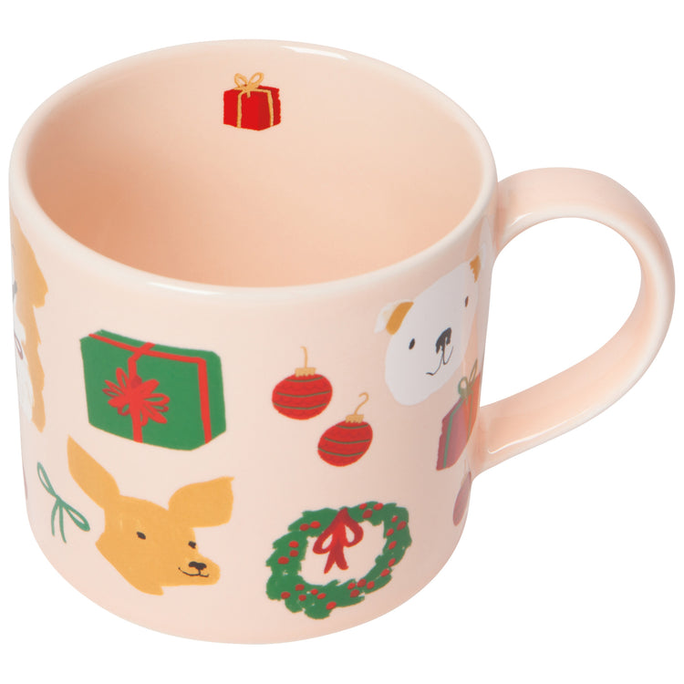 Holiday Hounds Christmas Mug in a Box