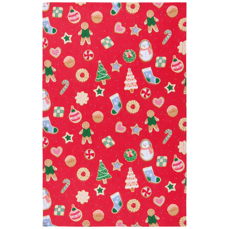 Cookie Exchange Christmas Dishtowels Set of 2