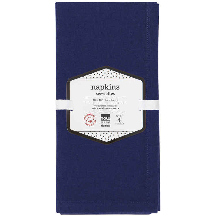 Spectrum Napkins Indigo Blue Set of 4