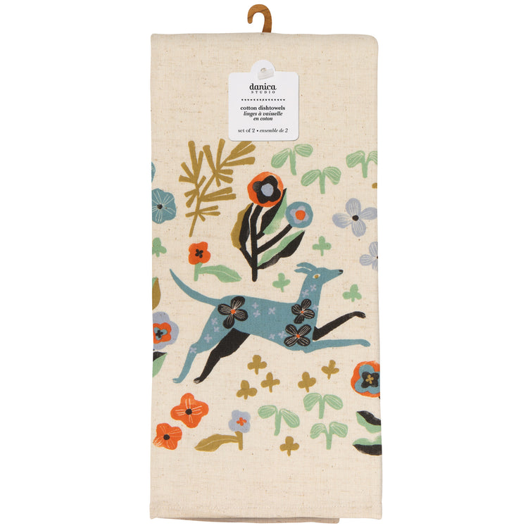 Dogwood Dishtowels Set of 2