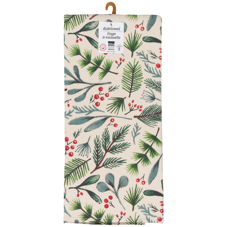 Bough & Berry Dishtowels Set of 2