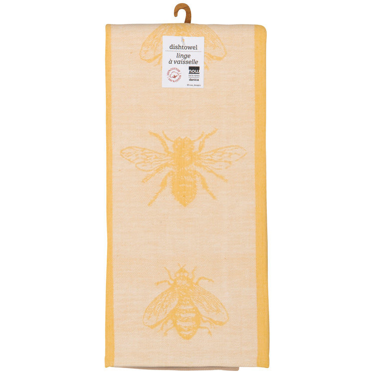 Honeybee Jacquard Dishtowel