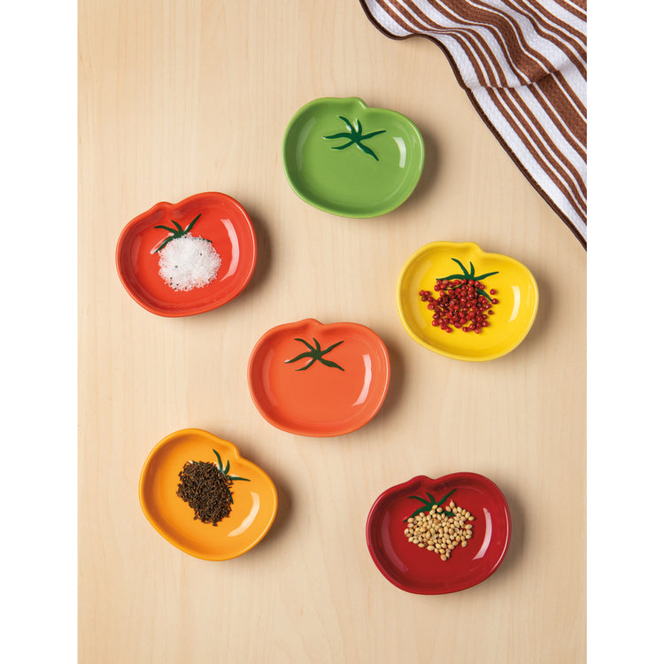 Heirloom Tomatoes Pinch Bowls Set of 6 Assorted