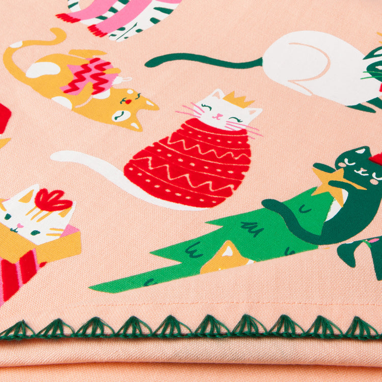 Let it Meow Christmas Dishtowel