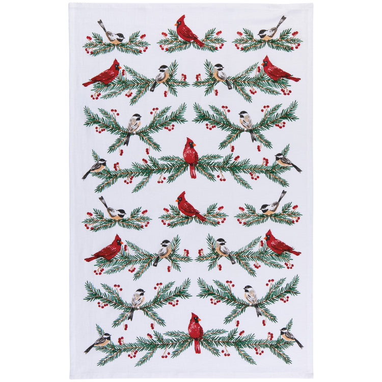 Birds & Boughs Baker's Floursack Dishtowels Set of 3