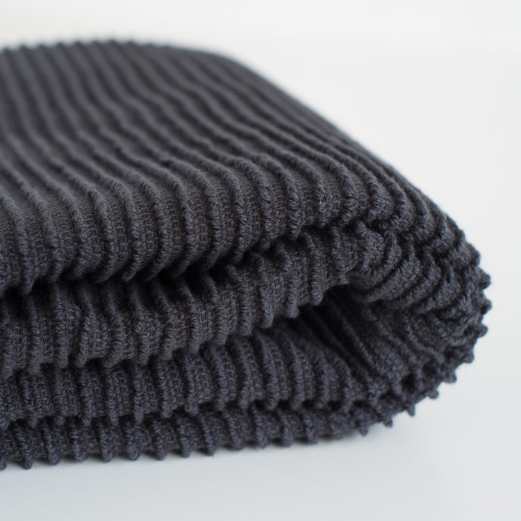 Ripple Black Dishtowel