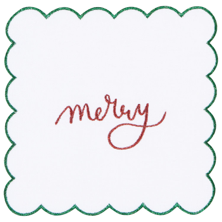 Merry Everything Christmas Cocktail Napkins Set of 4