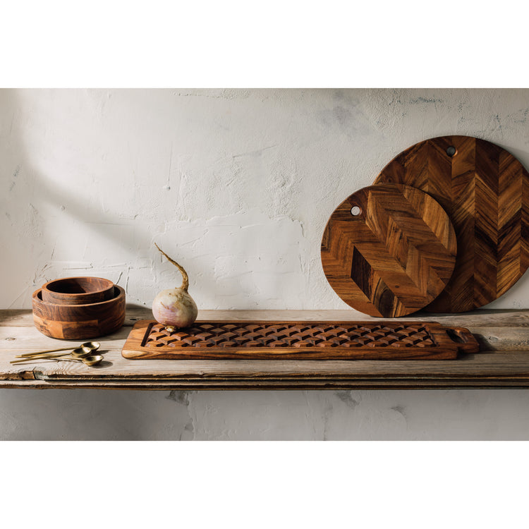 Acacia Wood Bowl 6 inch