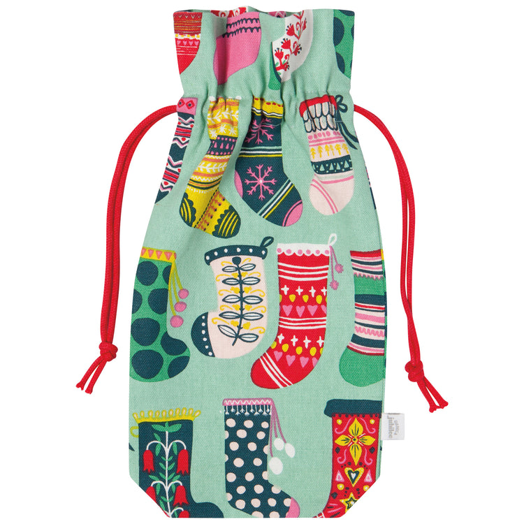 Winter Woolens Wine Bags Set of 2