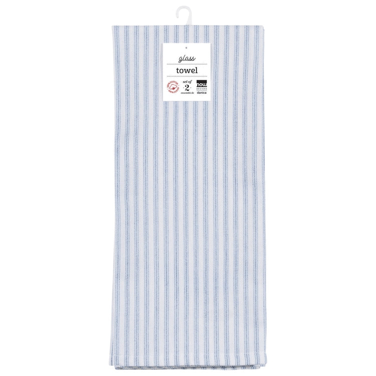Slate Blue Glass Dishtowels Set of 2