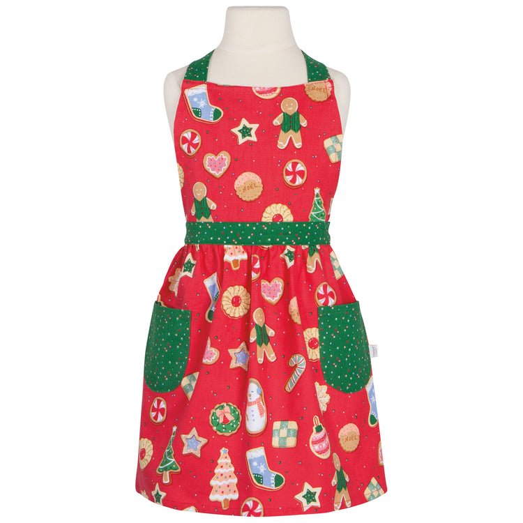 Cookie Exchange Kid's Christmas Apron