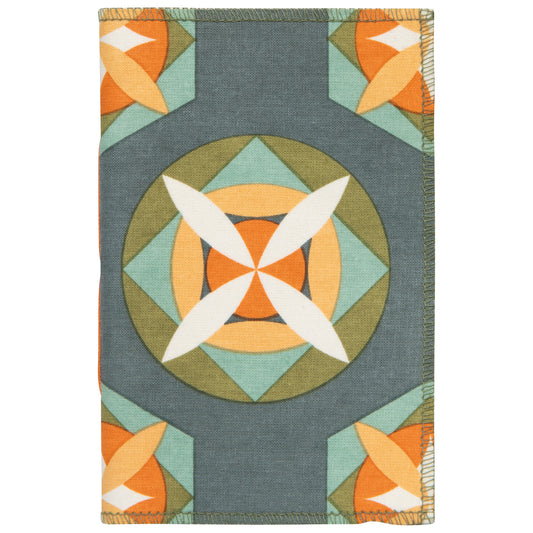 Disco Printed Fabric Cover Formation Notebook