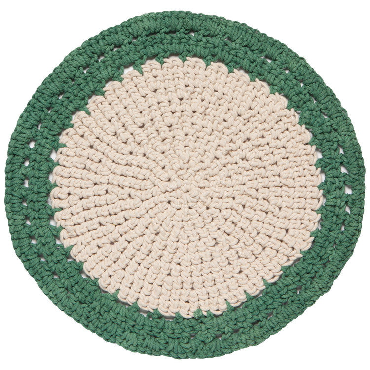 Jade Aura Hand-Knotted Placemat