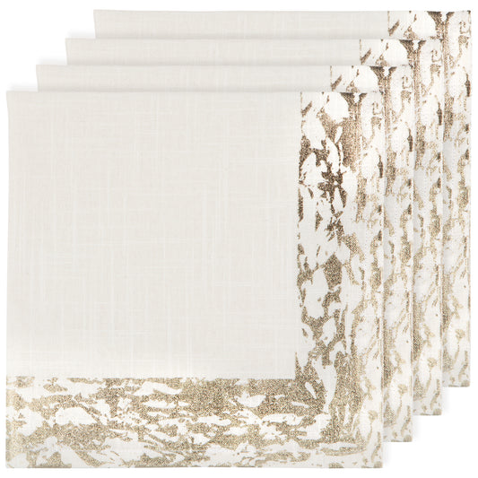 Gold Glimmer Napkins Set of 4